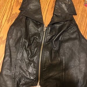New Hot Leather Leather Vest XL